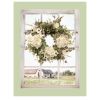 "Pleasant View" by Lori Deiter, Ready to Hang Framed Print, Light Green Window-Style Frame