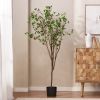 70.9 Inch Artificial Milan Leaf Bonsai,Large Plants for Home Decor and Housewarming Gift