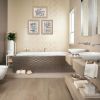 "Bathroom Humor Collection" 3-Piece Vignette By Debbie DeWitt, Printed Wall Art, Ready To Hang Framed Poster, Beige Frame