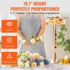 VEVOR 24PCS 50cm/19.7' Wedding Flower Vase Metal Gold Floral Stand for Table