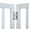 VEVOR Free Standing Dog Gate, 24" H x 60" W Freestanding Pet Gate, 3 Panels Foldable Dog Gate for Wide and Narrow Passageways