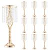 VEVOR 10PCS 55cm/21.65' Tall Crystal Wedding Flower Stand Vase for Party Decor