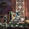 Sand Dollars Throw Pillow Machine Washable, Indoor Outdoor Decorative Pillow for Couch, Bed or Patio, 14Hx14W