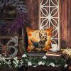Silky Terrier Fall Throw Pillow Machine Washable, Indoor Outdoor Decorative Pillow for Couch, Bed or Patio, 14Hx14W