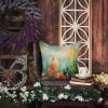 Seaweed Throw Pillow Machine Washable, Indoor Outdoor Decorative Pillow for Couch, Bed or Patio, 14Hx14W