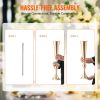 VEVOR 2PCS 56cm/22.05' Tall Wedding Flower Vase Metal Gold Trumpet for Tables