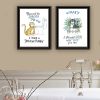 Trendy Decor 4U 2- Piece Vignette I have a Drinking Problem!! Black Framed Wall Art for Living Room