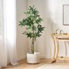 63 Inch Artificial Pachira Money Tree for Office Home Living Room Floor Patio Greening Porch Decor