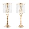 VEVOR 2PCS 55cm/21.65' Tall Crystal Wedding Flower Stand Vase for Party Decor