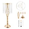 VEVOR 2PCS 55cm/21.65' Tall Crystal Wedding Flower Stand Vase for Party Decor