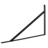 VEVOR Shelf Bracket, 12 x 8 in 10 Pcs, Heavy Duty Floating Shelf Brackets, Brackets for Shelves, 3mm Thick Matte Black Triangle Shelf Bracket