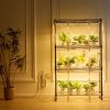 VEVOR Plant Stand with Grow Lights 4 Tiers 180W 59.1" Tall Plant Grow Shelf